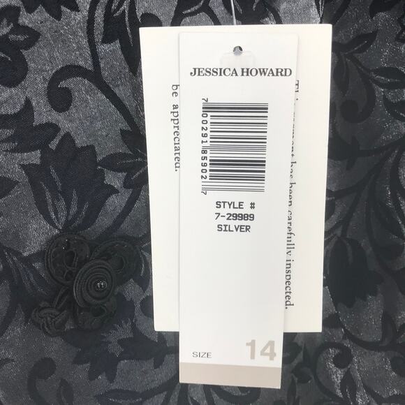 Jessica Howard Long Sleeves Jacket Floral Print - Picture 5 of 6